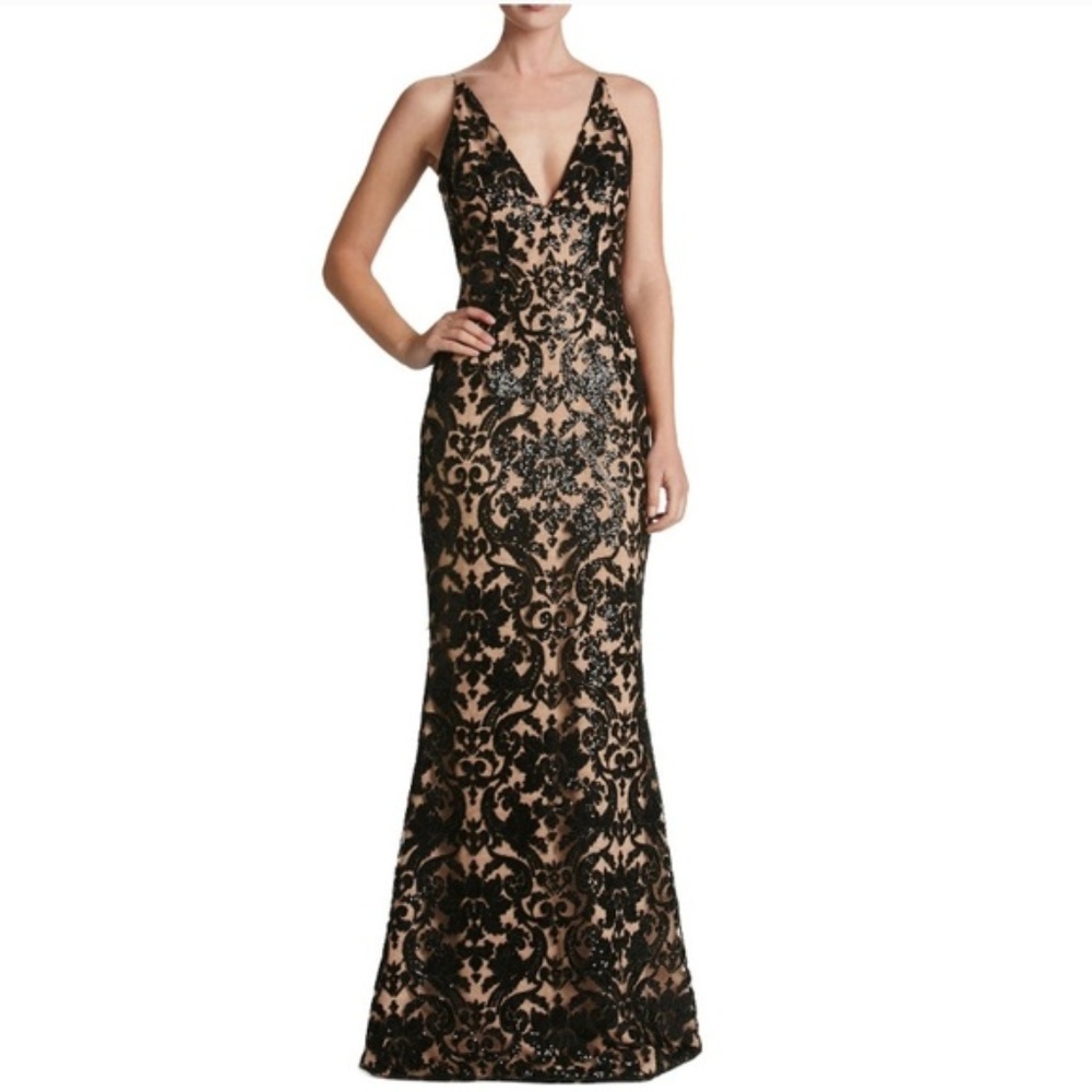 Dress the Population Sequin Gown